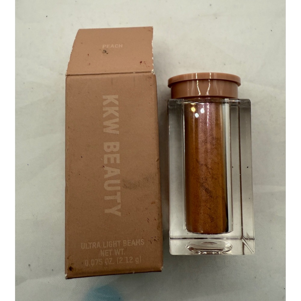 KKW BEAUTY Ultra Light Beams‎ Peach Loose Highlight Powder 0.075 oz
